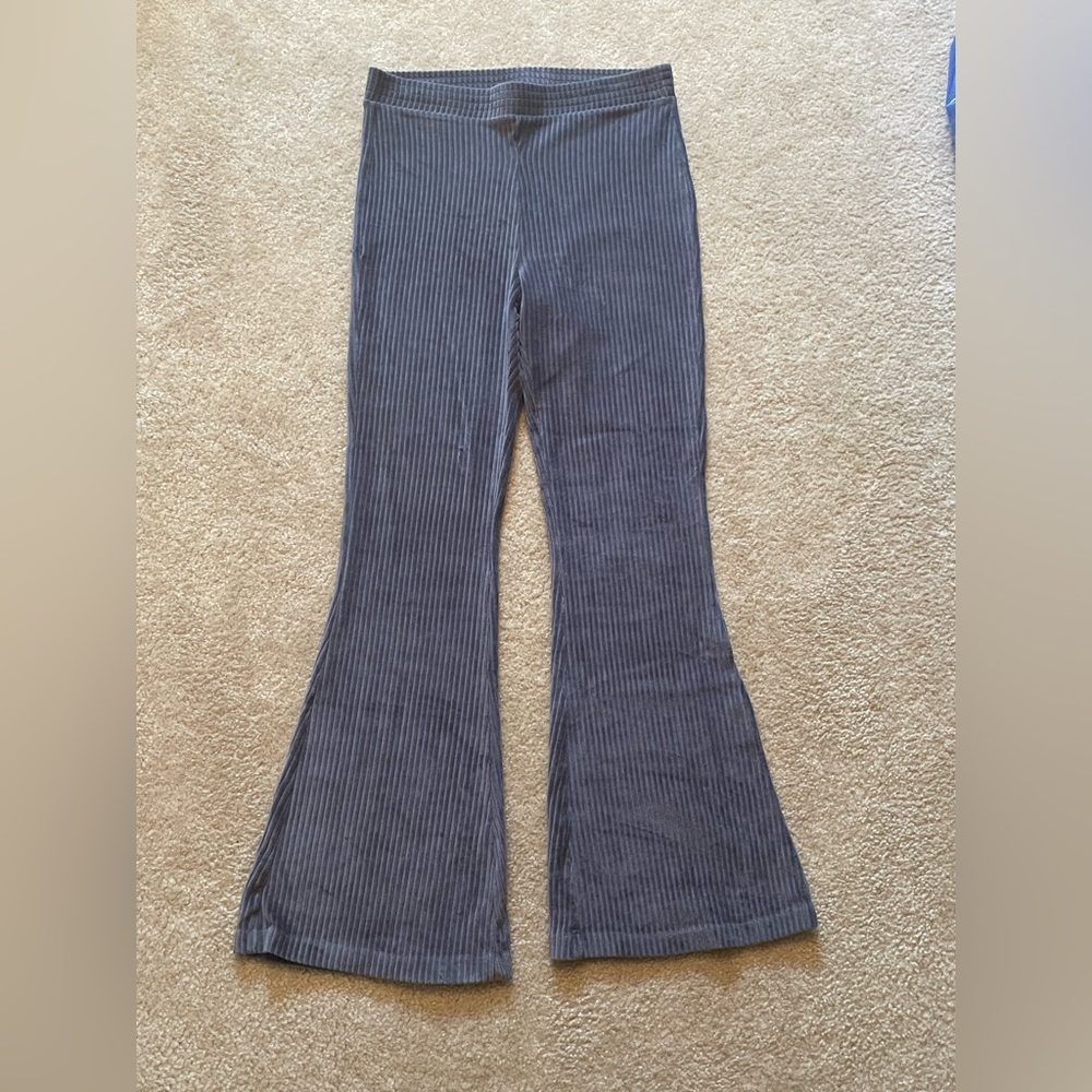Aerie velour flare leggings